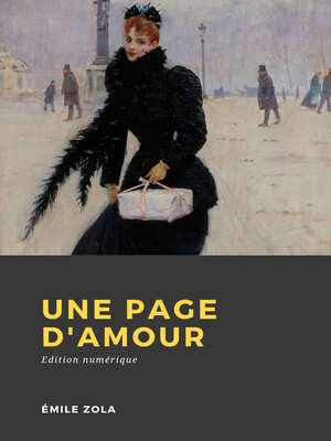 cover image of Une page d'amour